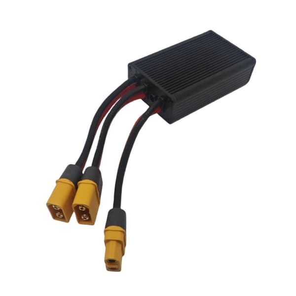 24-72V 40Amp Elektrisk Dobbelt Batteri Parallel Modul Konnektor Adapter