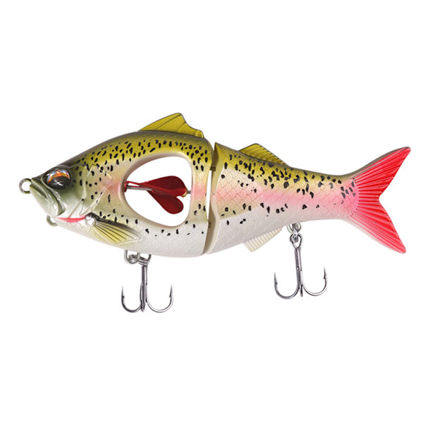 Fiskelokkemad Wobler Multi Sektion Leddelt Støbning Blød Lokkemad Diskant Kroge Hård Crankbait Synkende Lokkemad Svømmende Lokkemad