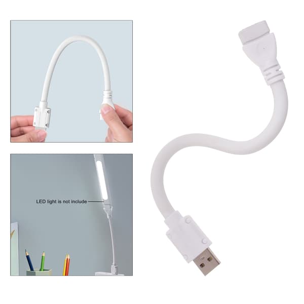 Mångsidig svanhals USB-förlängningssladd strömadapterkabel för USB-enheter