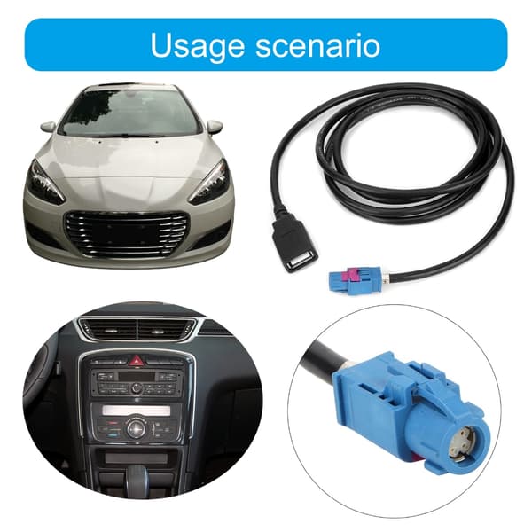 Vertskontrollskjerm USB-tilkoblingsledning Auto Tilbehør for 308