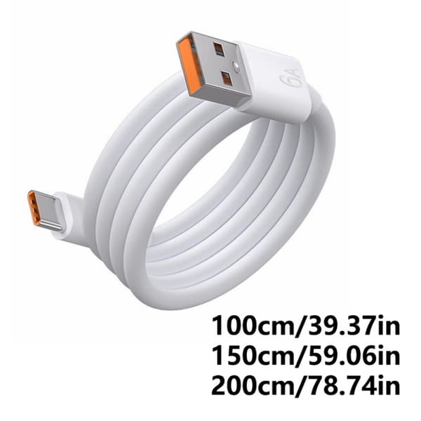 Snabbladdningskabel USB till Typ C Laddarkabel Dataöverföringslina 1m
