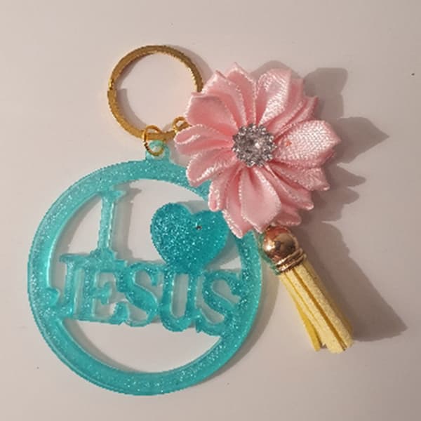 Tilpasset Form Jesus Kristus Nøglering Form Epoxy Krystal Silikone Form