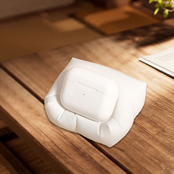 3D-printet sofalignende etui til høretelefoner til Pods 2 3, flere modeller, skrivebord White
