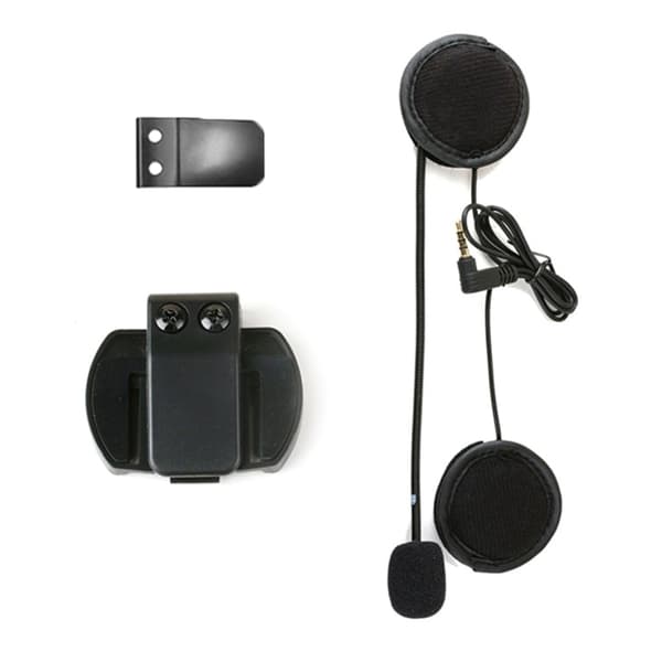 Anti-vibrations motorcykel headset intercom sæt med 3,5 mm stik til V4