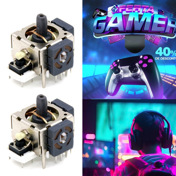 3D Analog Joystick Sensor Modul Potentiometer Tummen Stick Lämplig för XBOX360 trådlös handkontroll Gamepad reparationsdelar