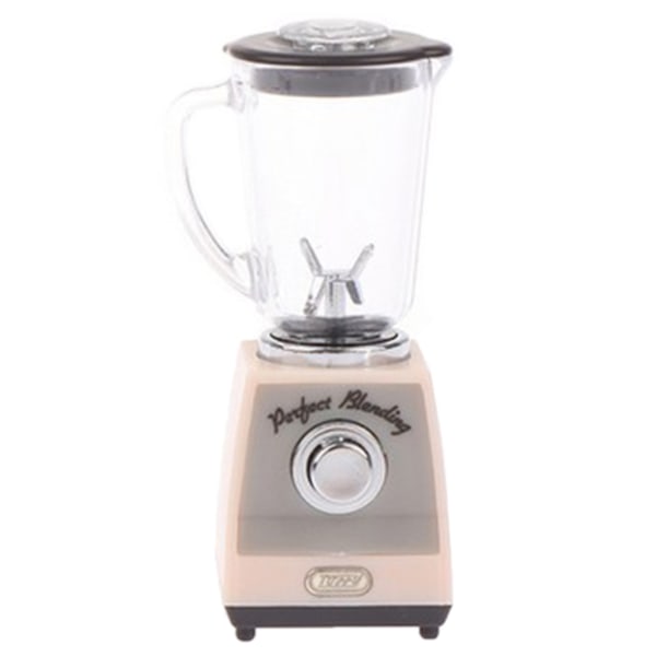 Dockskåp Miniatyr juicepress/kaffemaskin Mini Köksmöbler Tillbehör Leksak för tidig utbildning för pojkar och flickor 4