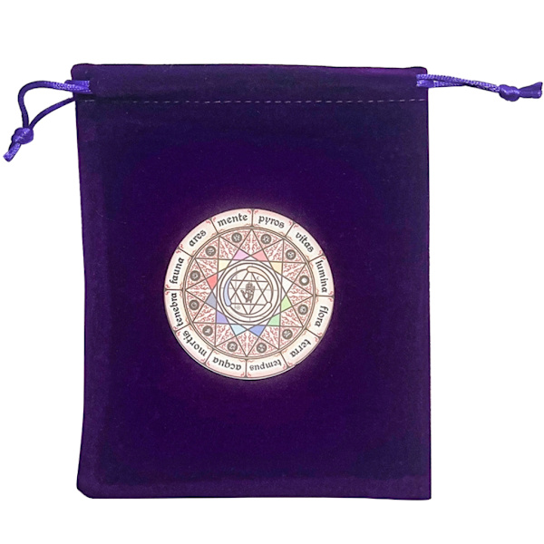 Tarotkort Sammetsförvaringsväska Smyckespåse Oracle Card Organizer Brädspelskort Dragsko Väska Häxkonsttillbehör 13