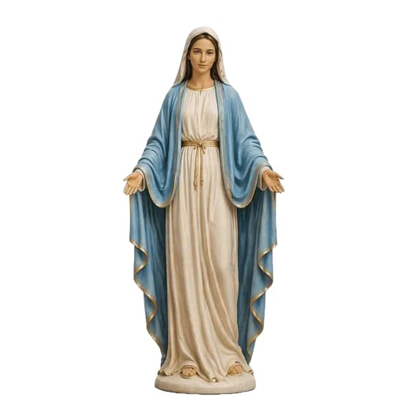 Jomfruer Statue Figur Hjemmekapel Dekorationer Velsignede Moder Figurer Skulpturer