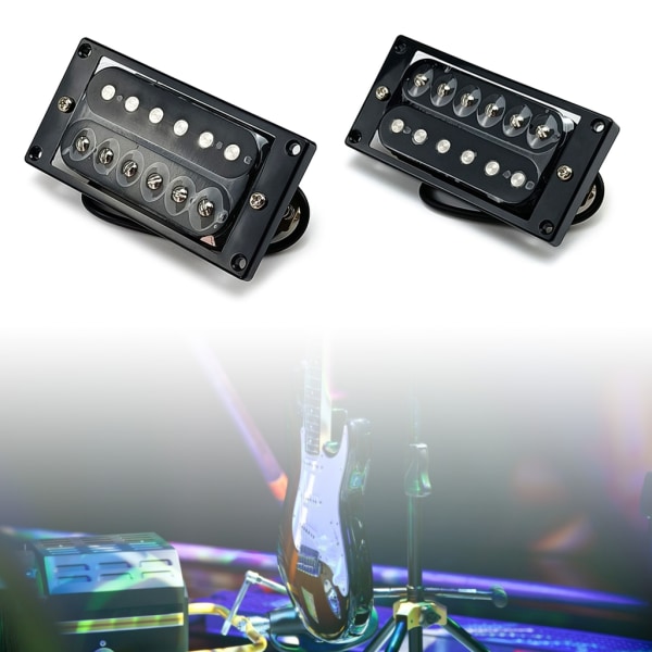 Elgitarr Humbuckers pickuper Double Coil Gitarr Bridge & Neck Pickups Set Elgitarr Ersättningsdelar