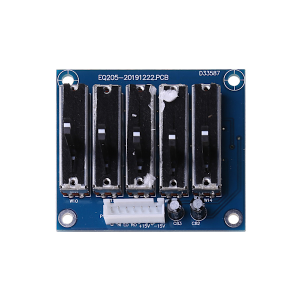 EQ Equalizer Board Stereo Dubbel Kanal Justerbara Tonkort Förförstärkare Frontpanel