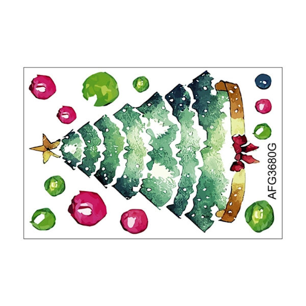 Självlysande Jul Väggdekor Snögubbar Strumpor PVC Klistermärke Glasdekal Festlig Jul Fönsterdekoration för Alla Utrymmen