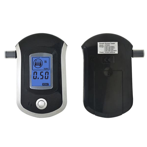 Alkoholpustetester med LCD-display Alkoholmåler Pusteprøveanalysator