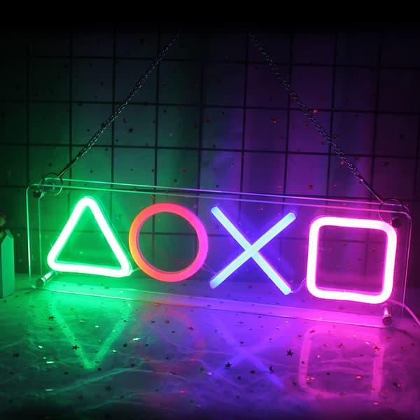 Neonlys Gaming til Soveværelser Vægdekorationer LED Neonlys til Værelser