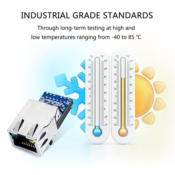 Industriell UART til Ethernet-konvertermodul for UDP-dataoverføring
