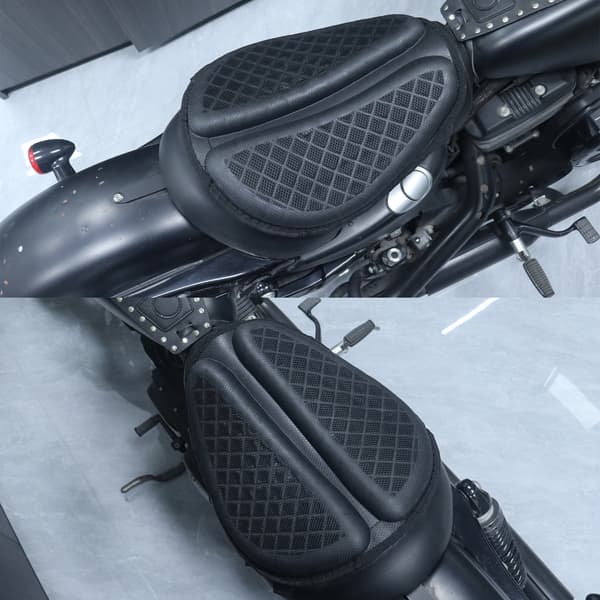 Stødabsorberende motorcykel gel sædepude designet til barske vejforhold