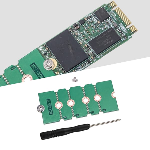 M.2 Udvidelseskort 2230 2242 2260 til 2280 SSD Adapter Solid