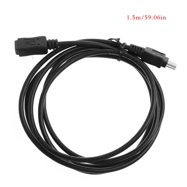 Mini USB 2.0 Type B uros - naaras jatkojohto adapterikaapeli 1,5m