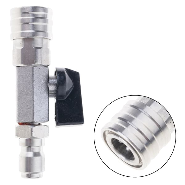 Instants Water Control Rustfrit Stål Adapter Forvandler 3/8 Tommer GHT Slange