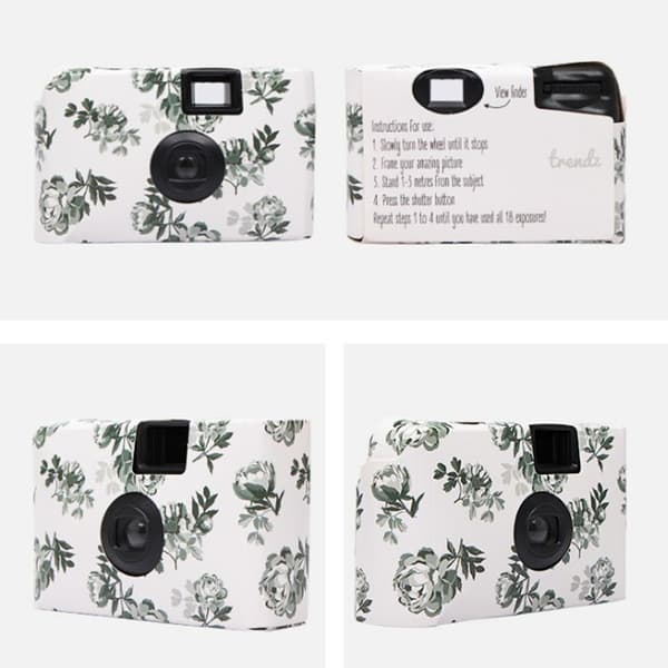 Engångs retro 35 mm filmkamera Point & Shoot-kamera Söt mini nostalgisk typ