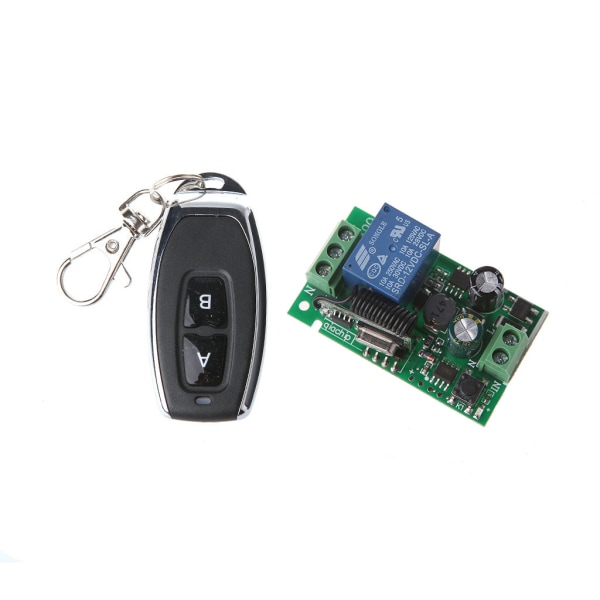 AC 220V 1CH RF 433MHz Trådløs Fjernkontroll Bryter 1527 Læringskode 1 Relé Lampe Lyskontroller