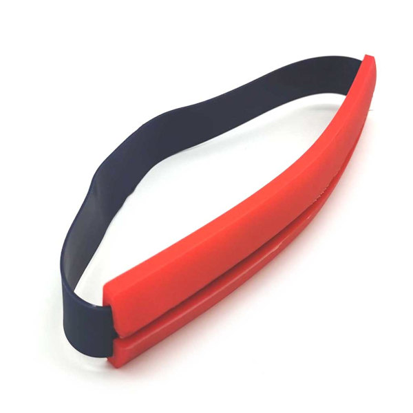 Halslinje Rakmall Hårklippningsguide Frisörstil DIY Hands-Free Klippning, trimning och rakning Använd för raka linjer Red