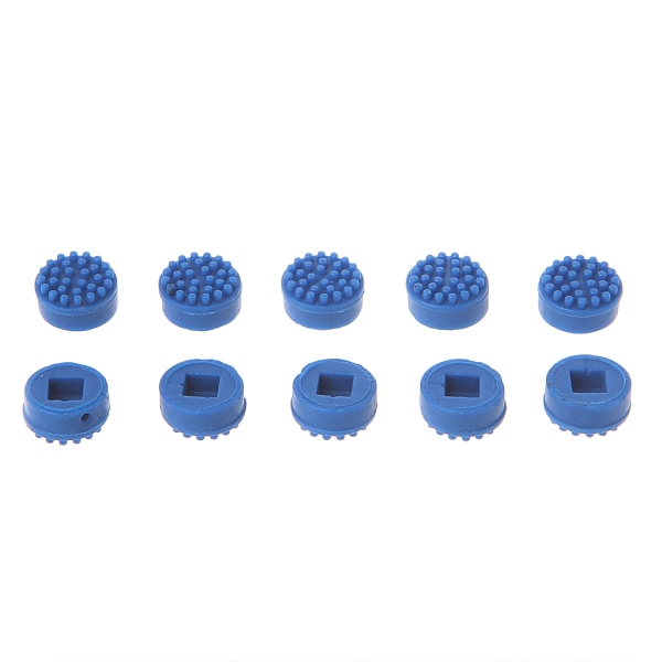 10 stk. Trackpoint Pointer Mus Stick Point Cap For DELL Laptop Tastatur Laptop Tastatur Svart Blå