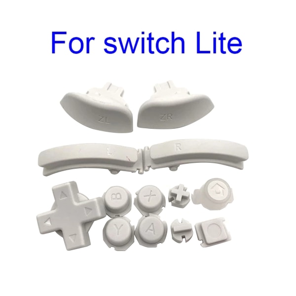 Ersättnings ABXY D Pad Keys Knappar för Switch Lite Game Controller LR ZLZR Trigger Home Button Set