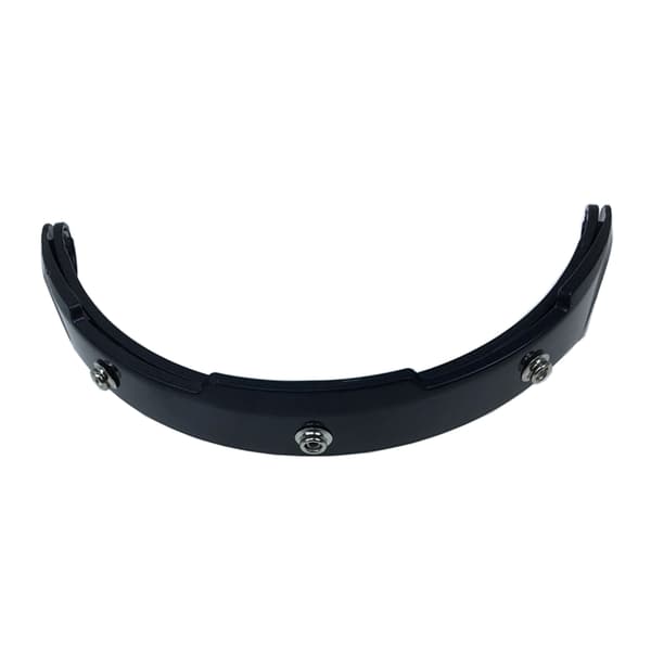 Motorcykler Sort UV-adapter Flip Up Base-tilbehør til Snaps Bubble Shield White