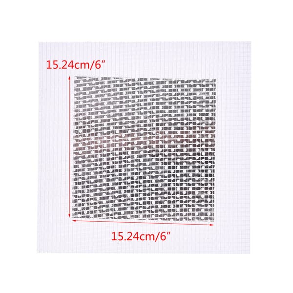 Mesh Väggreparation Patch Lim Fix Gips Hål Tak Gips Skada 4/6/8'' 4x4inches