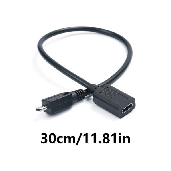Type C - Mini USB 8Pin OTG -sovitinkaapeli USB3.1 Naaras - Mini USB 8 Pin Uros