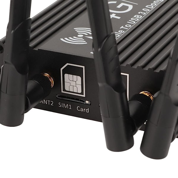 Höghastighetsmoduler från 5G till USB 3.0 med kylfläkt Snyggt fläkthusstöd /MicrosimCard