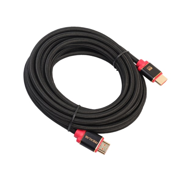 HDMI-kompatibel V2.0 hane till hane 3D 4k x 2k flätad kabel för PS3-projektor för