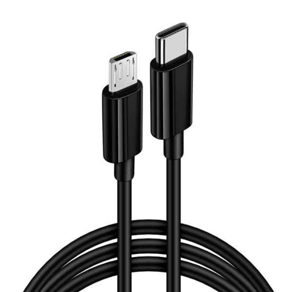 Typ C till Micro USB -kabel OTG Snabbladdning och dataöverföring USB-C till MicroUSB-datalinje för mobiltelefoner och surfplattor