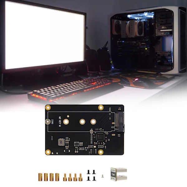 X872 USB 3.0 M.2 NVMe Solid Disk Udvidelseskortmodul til RPi 4 Adapter