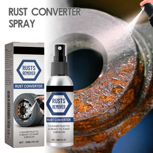 Profesjonell rustfjerner spray for vedlikehold av bilhjul og utstyr