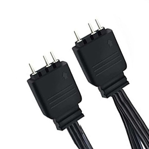 ARGB 1 hun til 3 han 3-pin ARGB splitterkabel til PC-computerchassis