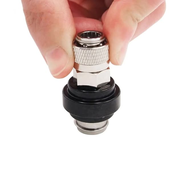 Luftverktygstillbehör Glidbackventiler med 1/8 NPT-gänga 8 mm snabbkoppling