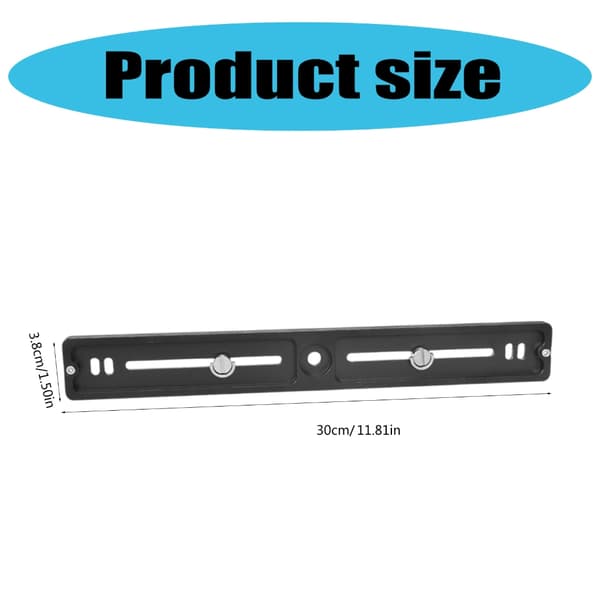 DSLR Kamera Quick Release Plade 300mm Universal Lang Quick Release Plade