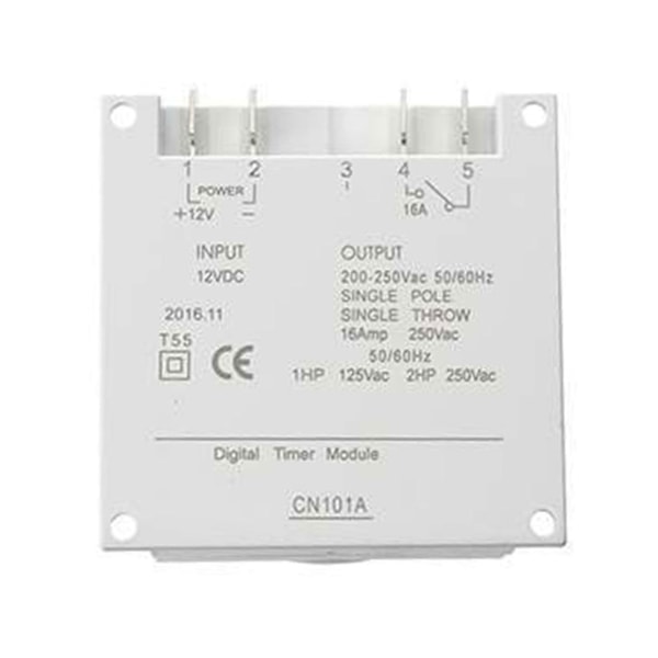 CN101A 16A mikrodatortimer 110V/220V/24V/12V LCD-skärm Power Programmerbar Digital för tidsbrytare Relä Hållbar 220V