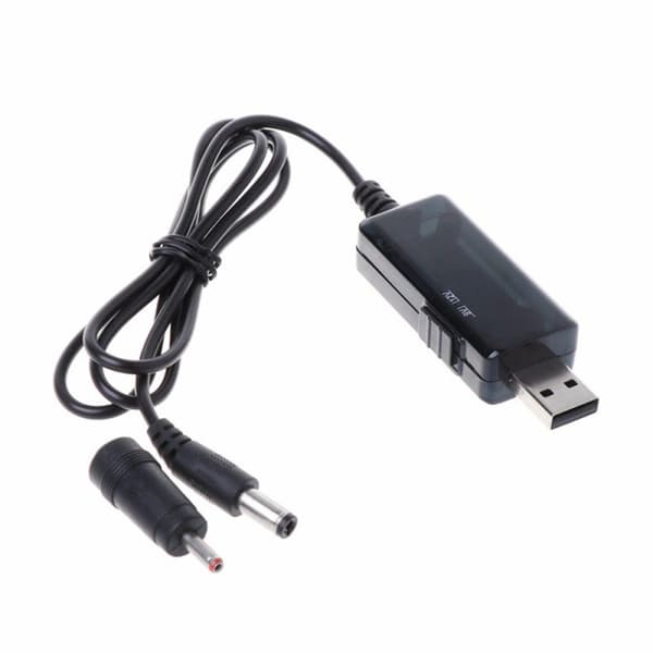 Boost-ledning med LED, USB 5V til 9V 12V Step Up Spenningsomformere for Rutere