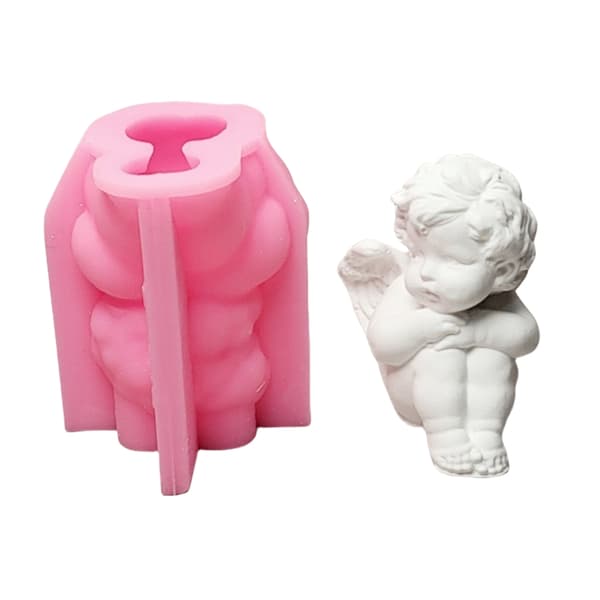 Baby Støbeforme Lille Drengeforme Silikoneform Ornament Harpiksforme