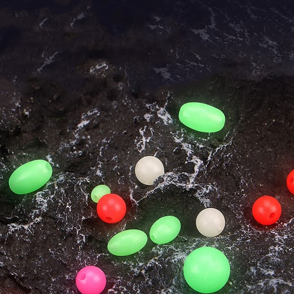 Hög Elastisk Nattfiske Pärlor Hållbarhet Glödande Fiskepärlor
