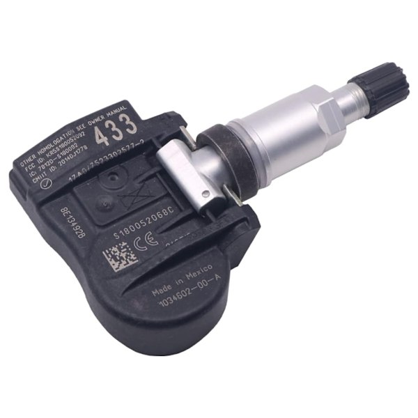 Erstatningssystem Dekktrykkovervåking TPMS Sensor for Bil 3/S/X 103460200A