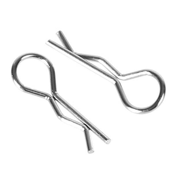 12 stk. karrosseriklips i rustfrit stål til HSP Redcat HPI RC 1/10 model