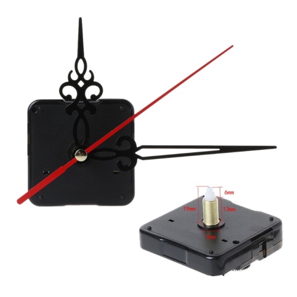 DIY Quartz Clock Movement Silent Kit Set Batteridriven mekanism för inomhus utomhus för tidsklockor användning null - 58
