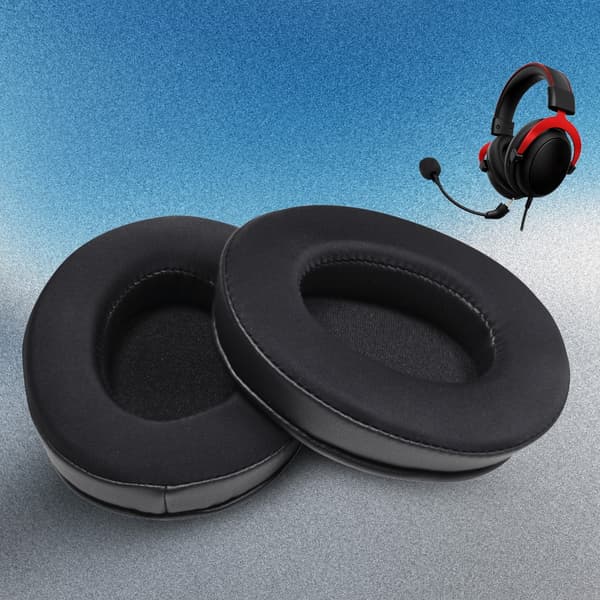 Skum Headset Ørepuder Forbedrer Passiv Støjisolering til Cloud1/2/3/X Black square