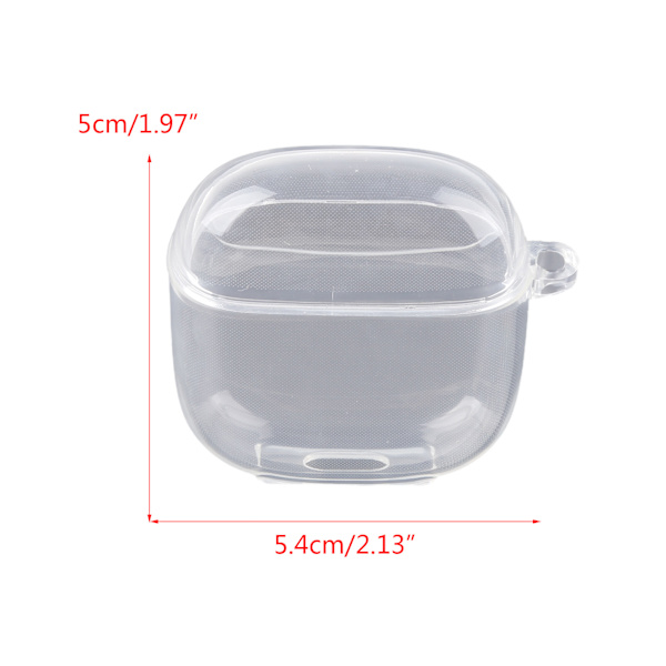Skyddshöljen för case Transparent TPU för case Skin Cover för SoundPEATS Air3 hörlurar Laddning för case