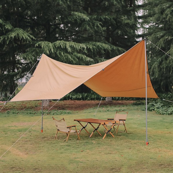 Tälthållare Camping Tältstångshållare, Tälthållare Tube Utomhusförstärkt vindtät skärm, Tarpstångshållare för camping Red