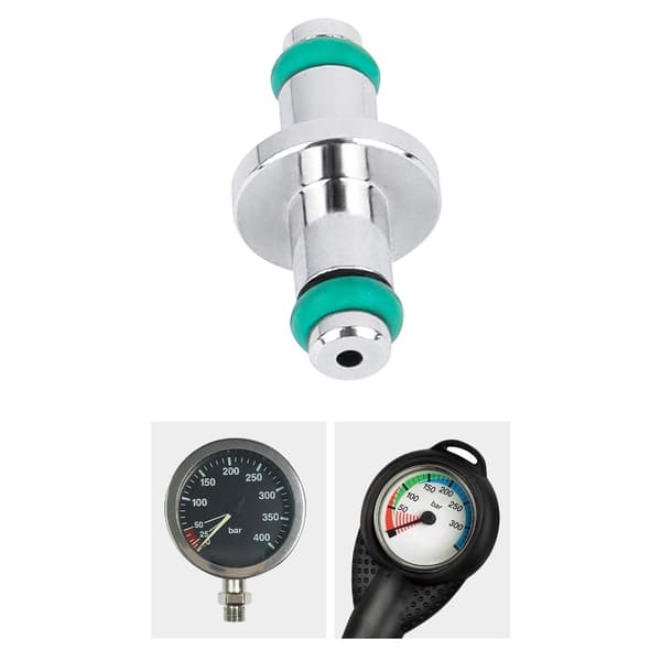 Højtryks drejespole med ringe Scubadykning Manometer Regulator Spole