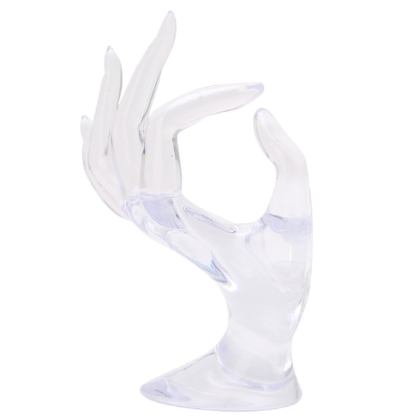 Smyckesdisplayställ Plast Mannekäng Hand Smyckeshållare Halsband Armband Ring Klockställ Alla Hjärtans Dag Present